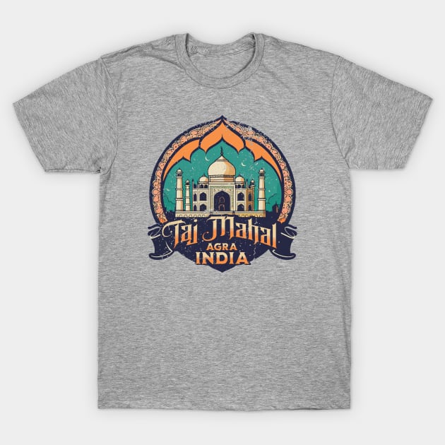 Taj Mahal - Agra India T-Shirt by Issho Ni